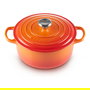 Le Creuset Bräter 22 cm, Vulkanfarben, hierro fundido esmaltado, 3.3 L, apto para inducción, apto para lavavajillas, tapa incluida