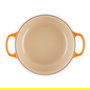 Le Creuset Bräter 22 cm, Vulkanfarben, hierro fundido esmaltado, 3.3 L, apto para inducción, apto para lavavajillas, tapa incluida