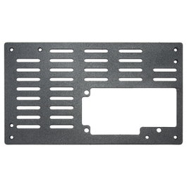 Inter-Tech AC Netzteilblende ATX-02 para ATX y FlexATX en acero