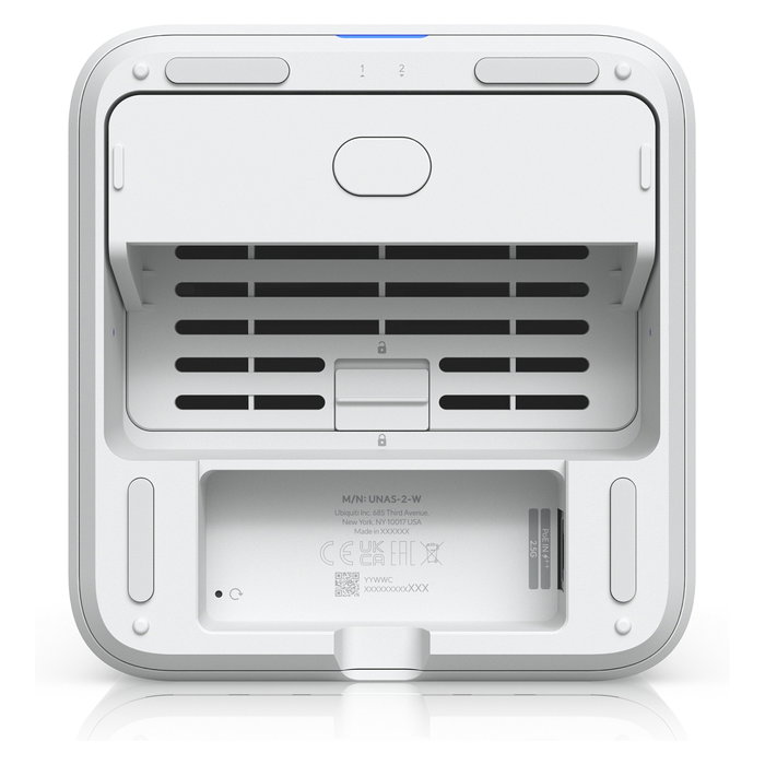 Ubiquiti UNAS-2-W UNAS 2-Bay Network Attached Storage (NAS) en Blanco Ubiquiti UNAS-2-W UNAS 2-Bay Network Attached Storage (NAS) en Blanco