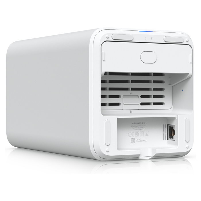 Ubiquiti UNAS-2-W NAS de 2 bahías, Blanco