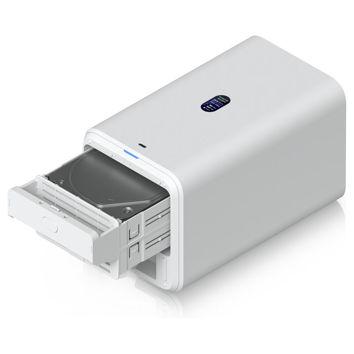 Ubiquiti UNAS-2-W NAS de 2 bahías, Blanco