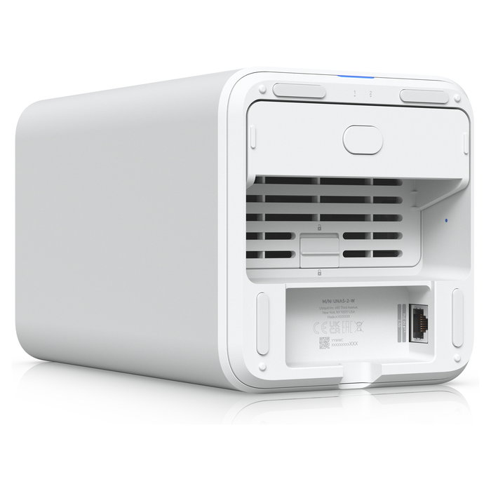 Ubiquiti UNAS-2-W UNAS 2-Bay Network Attached Storage (NAS) en Blanco Ubiquiti UNAS-2-W UNAS 2-Bay Network Attached Storage (NAS) en Blanco