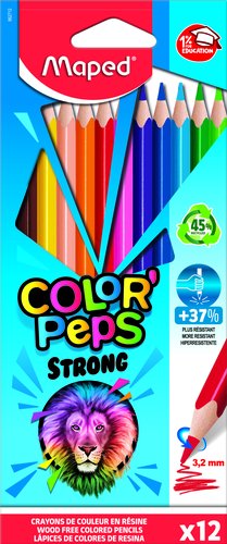 Maped Color'Peps Strong Lápices de Colores Surtidos Estuche de 12 UD