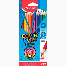 Maped Lápices De Colores Color'Peps Strong C-Surtidos Estuche 12 Unidades