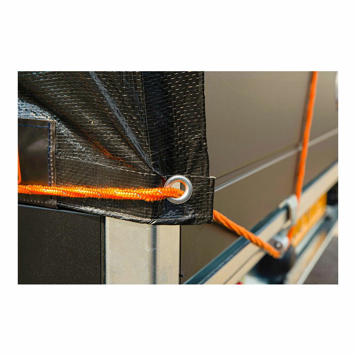 Black+Decker Lona negra para remolque 3x4m