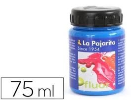 Pintura Fluorescente F-05 Azul Luminoso. 75Ml La Pajarita 116416