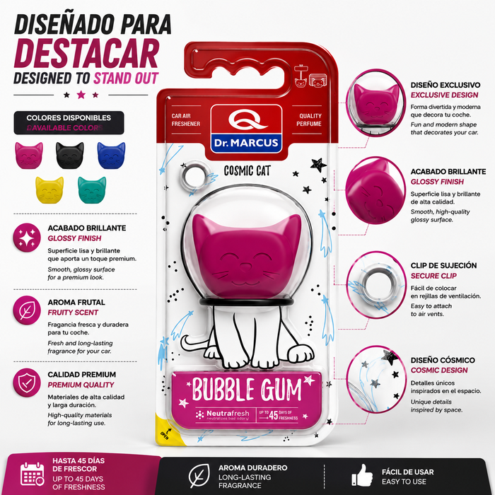 Drmarcus Ambientador Cosmic Cat Bubble Bum