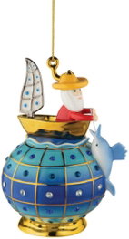 Alessi Il Vecchio E Il Mare Adorno Porcelana MJ16 12