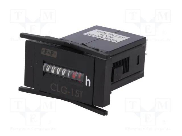 F&F Contador Electromecánico de Tiempo de Trabajo 230V