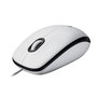 Logitech M100 Ratón Óptico Ambidextro USB Blanco