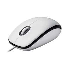 Logitech M100 Ratón Ambidextro Blanco
