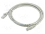 TELEGÄRTNER Patch cord Cat 5 U/UTP 2m Gris