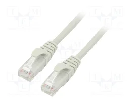 TELEGÄRTNER Patch cord Cat 5 U/UTP 2m Gris