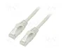 TELEGÄRTNER Patch cord Cat 5 U/UTP 2m Gris