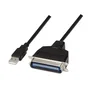 Aisens A104-0038 Conversor USB tipo A a CN36 paralelo Negro 1,5 m