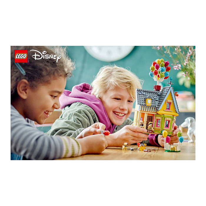 LEGO 43217 Disney Pixar Casa de 'Up' (Carl's Haus aus 'Oben') - Juego de Construcción de 598 Piezas para Niños a partir de 9 Años