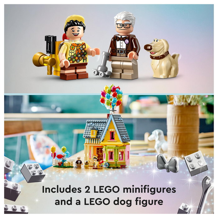 LEGO 43217 Disney Pixar Casa de 'Up' (Carl's Haus aus 'Oben') - Juego de Construcción de 598 Piezas para Niños a partir de 9 Años