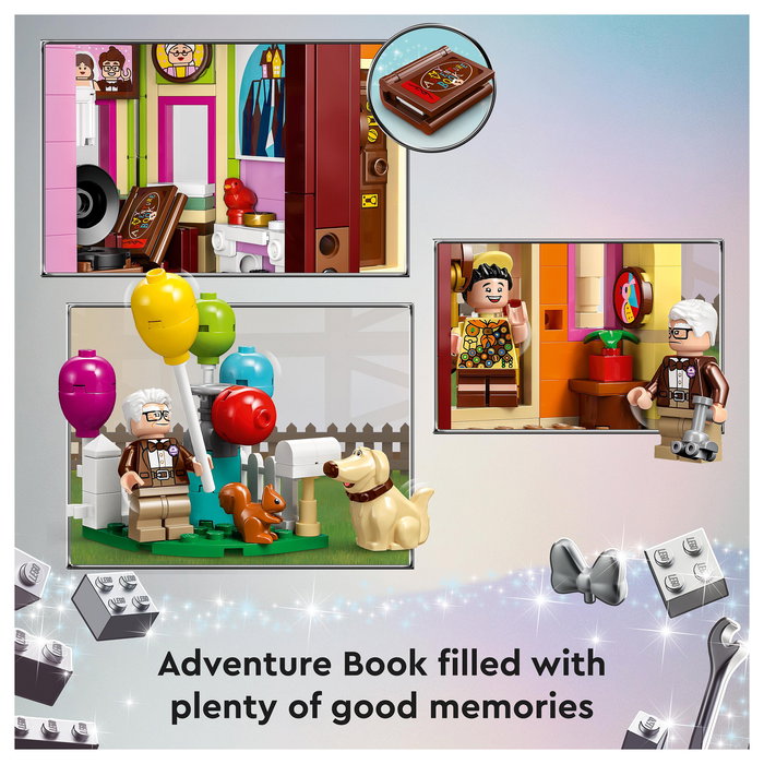 LEGO 43217 Disney Pixar Casa de 'Up' (Carl's Haus aus 'Oben') - Juego de Construcción de 598 Piezas para Niños a partir de 9 Años