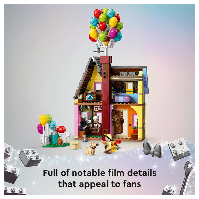 LEGO 43217 Disney Pixar Casa de 'Up' (Carl's Haus aus 'Oben') - Juego de Construcción de 598 Piezas para Niños a partir de 9 Años