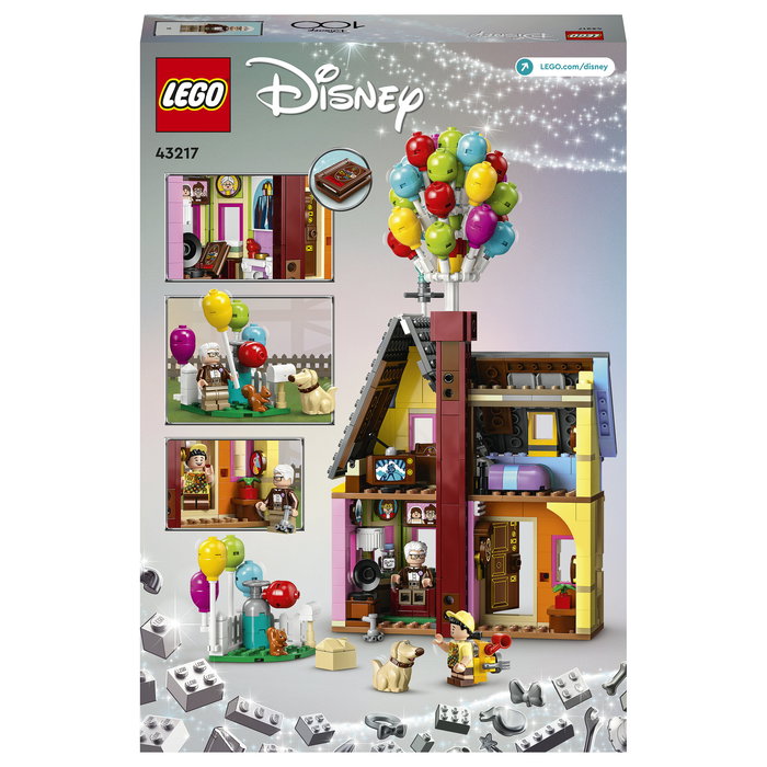 LEGO 43217 Disney Pixar Casa de 'Up' (Carl's Haus aus 'Oben') - Juego de Construcción de 598 Piezas para Niños a partir de 9 Años