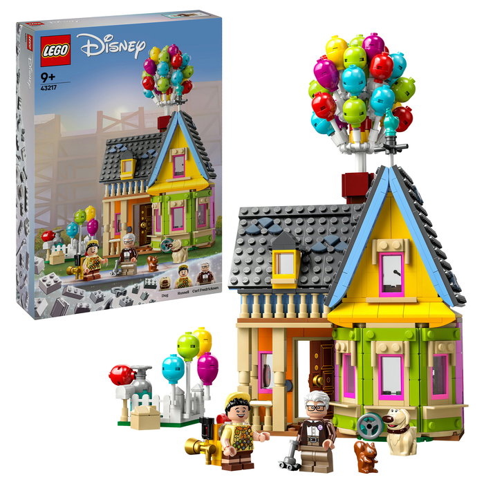 LEGO 43217 Disney Pixar Casa de 'Up' (Carl's Haus aus 'Oben') - Juego de Construcción de 598 Piezas para Niños a partir de 9 Años
