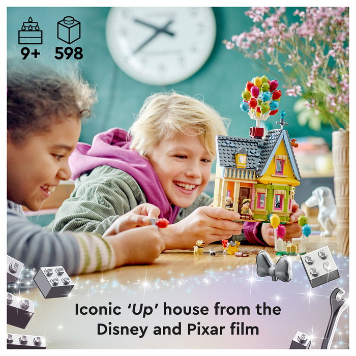LEGO 43217 Disney Pixar Casa de 'Up' (Carl's Haus aus 'Oben') - Juego de Construcción de 598 Piezas para Niños a partir de 9 Años