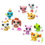 Littlest Pet Shop Pack 3 Figuras Mascotas 6,35x25,4x6,35 cm Modelos Surtidos