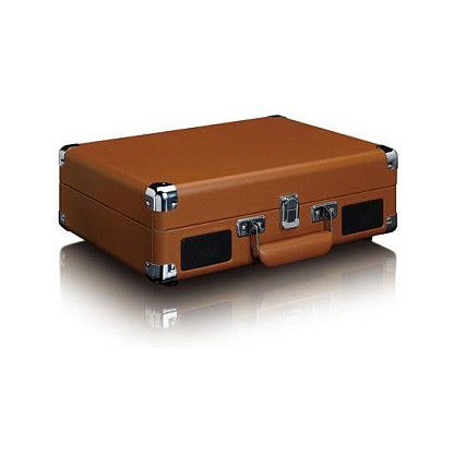 Lenco TT-10 Tocadiscos de Tracción por Correa Automático Negro, Marrón, Acero Inoxidable, Madera 33,45,78 RPM