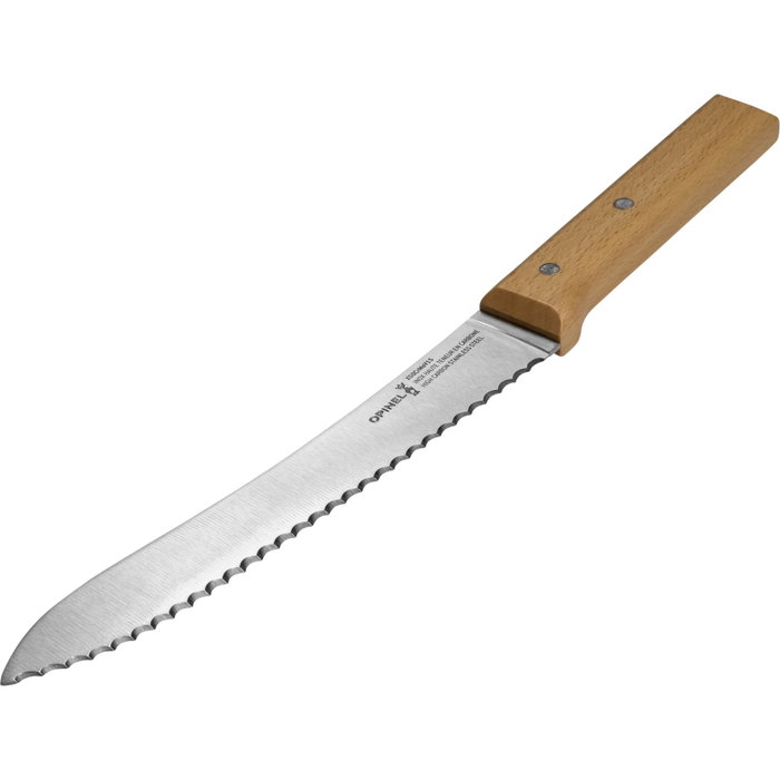 Opinel Parallele No. 116 Cuchillo de pan, 21 cm, Madera de haya y Acero inoxidable. (Marrón / Plata)平衡型 bread knife SKU: B1EW7C8WG3 Opinel Parallele No. 116 Cuchillo de pan, 21 cm, Madera de haya y Acero inoxidable. (Marrón / Plata)平衡型 bread knife SKU: B1EW7C8WG3