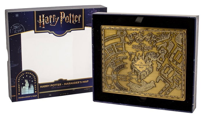 AAA Merchandise Harry Potter Réplica Marauder's Map Metal Map 15 cm AAA Merchandise Harry Potter Réplica Marauder's Map Metal Map 15 cm