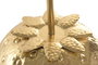 DKD Home Decor Decoración Metal Fresa Brillante Dorada