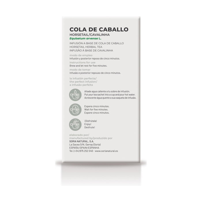 Soria Natural Infusión Cola de Caballo 20 Filtros Soria Natural Infusión Cola de Caballo 20 Filtros