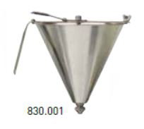 Embudo dosificador de acero inoxidable, 1 litro Embudo dosificador de acero inoxidable, 1 litro