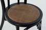 DKD Home Decor Silla Olmo Ratan Negra Apilable