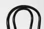 DKD Home Decor Silla Olmo Ratan Negra Apilable
