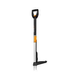 Fiskars 1020125 Extractor de Malezas Telescópico Metal Aluminio Negro 1190 mm