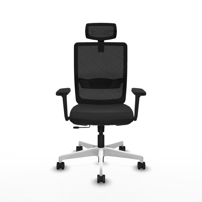 PIQUERAS Y CRESPO Silla de oficina Haches con mecanismo Sincro/Traslack y Brazos 3D