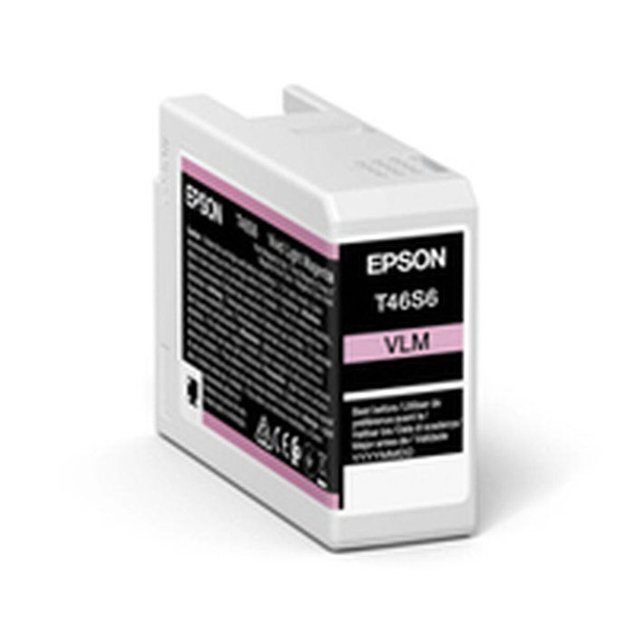 Epson T46S6 UltraChrome Pro10 Cartucho de Tinta Vivid Light Magenta 25ml Epson T46S6 UltraChrome Pro10 Cartucho de Tinta Vivid Light Magenta 25ml
