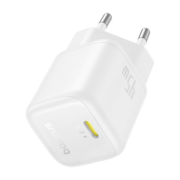 Baseus PicoGo GaN Cargador 45W Blanco EU