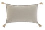 DKD Home Decor Cojín de Poliéster y Lino 50x8x30 Natural