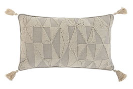 DKD Home Decor Cojín de Poliéster y Lino 50x8x30 Natural