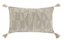 DKD Home Decor Cojín de Poliéster y Lino 50x8x30 Natural