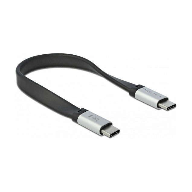 DeLOCK Cable USB Type-C™ a USB Type-C™ 10 Gbps 22 cm con E-Marker DeLOCK Cable USB Type-C™ a USB Type-C™ 10 Gbps 22 cm con E-Marker