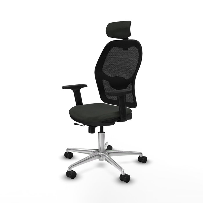 PIQUERAS Y CRESPO Silla de oficina Jorquera con mecanismo Sincro/Traslack en Negro PIQUERAS Y CRESPO Silla de oficina Jorquera con mecanismo Sincro/Traslack en Negro