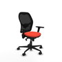 PIQUERAS Y CRESPO Silla de oficina Jorquera Naranja y Negro