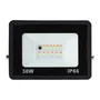 Proyector LED RGBW 30W con Control Remoto Exterior IP65