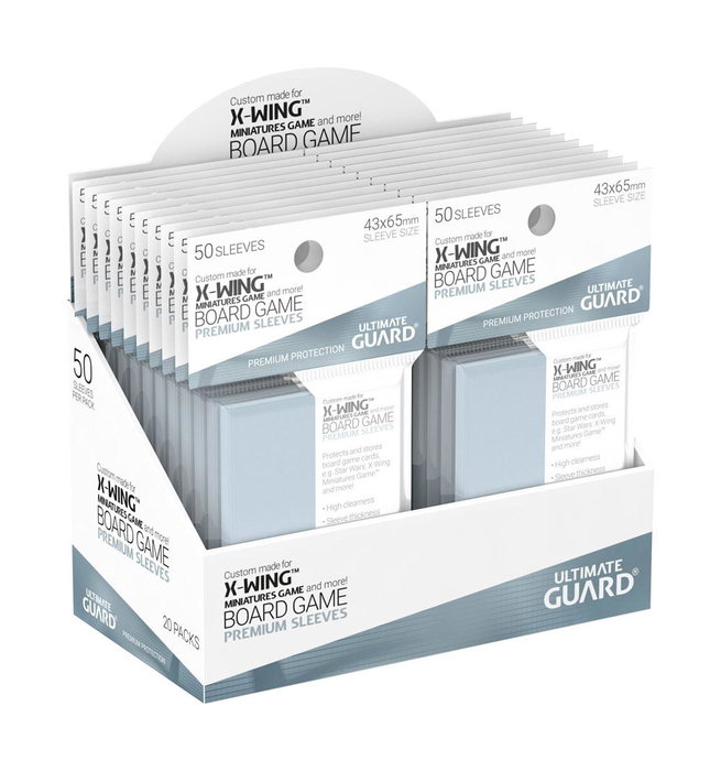 Ultimate Guard Board Game Sleeves (50) - X-Wing Miniatures Game
