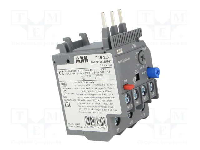 ABB Relé térmico AF 1,7÷2,3A