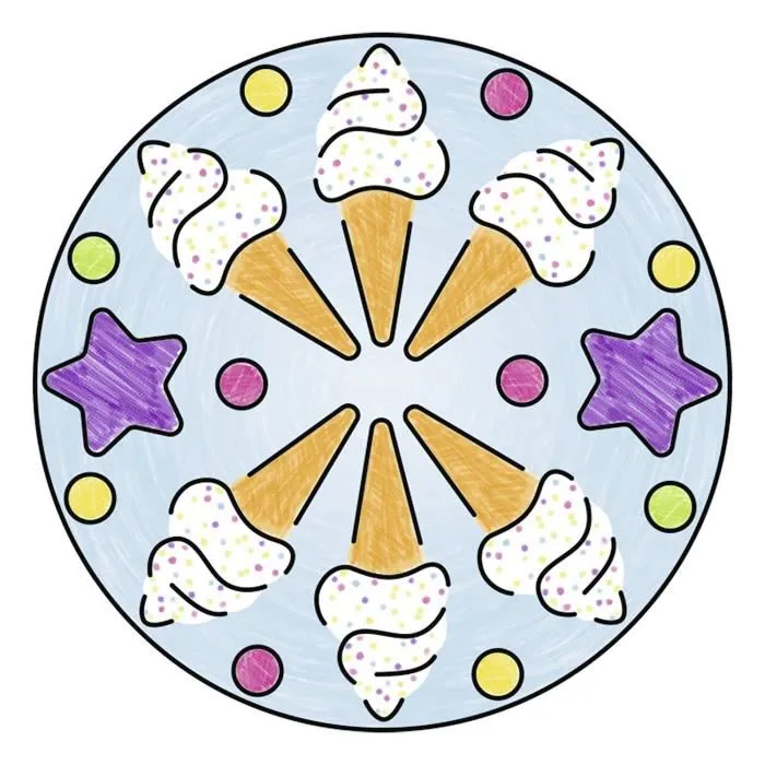 Ravensburger Mandala Design Unicornio Juego Creativo Niña a partir de 6 años